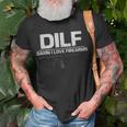 Dilf Damn I Love Firearms Unisex T-Shirt Gifts for Old Men