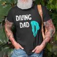 Mens Diving Dad Springboard Swimming Platform Diver Papa Dive T-Shirt Gifts for Old Men