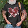 My Dog Is My Valentine Valentines Day V2T-shirt Gifts for Old Men