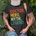 Doktor Hero Myth Legend Retro Vintage Doktor T-Shirt Geschenke für alte Männer