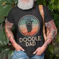 Doodle Dog Vintage Doodle Dad T-Shirt Gifts for Old Men
