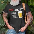 Druncle A Normal Uncle But Drunker Funny BeerUnisex T-Shirt Gifts for Old Men