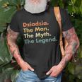 Mens Dziadzia Man Myth Legend Father Dad Uncle Idea T-Shirt Gifts for Old Men