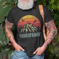 Take It Easy Retro Outdoors And Camping T-Shirt Gifts for Old Men