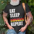 Eat Sleep Soccer Repeat Cool Soccer Germany Lover Player T-shirt Gifts for Old Men