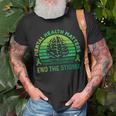 End The Stigma Mental Health Matters Mental Awareness Gifts Unisex T-Shirt Gifts for Old Men