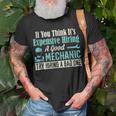 Expensive To Hire Good Mechanic Occupation Unisex T-Shirt Gifts for Old Men