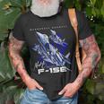 F 15E Eagle Fighterjet Military Army Unisex T-Shirt Gifts for Old Men