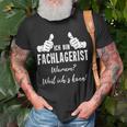 Fachlagerist T-Shirt für Herren, Lagerlogistiker Kompetenz Beweis Geschenke für alte Männer