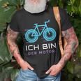 Fahrrad I Fahrradfahren Triathlon Training I Sprüche T-Shirt Geschenke für alte Männer