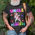 Family Matching Birthday Princess Girl Dabbing Unicorn Uncle Unisex T-Shirt Gifts for Old Men