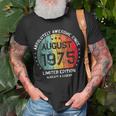 Fantastisch Seit August 1975 Männer Frauen Geburtstag T-Shirt Geschenke für alte Männer