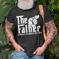 Father Officially Best Man Papa Daddy Stepdad Poppa Husband Gift For Mens Unisex T-Shirt Gifts for Old Men