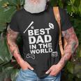 Fathers DayBest Dad Sports Video Games Books Gift For Mens Unisex T-Shirt Gifts for Old Men