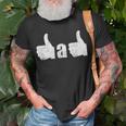 Fathers Day Thumbs Up Best Dad Ever Fathers Day T-shirt Gifts for Old Men