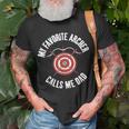 My Favorite Archer Calls Me Dad Bowhunting Archery Child T-shirt Gifts for Old Men