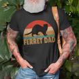 Ferret Retro Pet Ferret Dad Vintage T-Shirt Gifts for Old Men