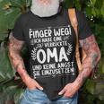 Finger Weg Ich Habe Eine Verrückte Oma Und Keine Angst Oma T-Shirt Geschenke für alte Männer