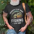 Fisher Fish Fishermen Bait Fishing Rod Boys Girls Bass Unisex T-Shirt Gifts for Old Men