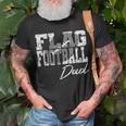 Mens Flag Football Dad T-Shirt Gifts for Old Men