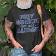 Fort Gordon Alumni College Themed Fort Gordon Army Veteran T-shirt Gifts for Old Men