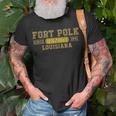 Fort Polk Louisiana T-Shirt Gifts for Old Men