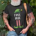 Free Hug Christmas Elf Buddy Matching Family Pajama T-shirt Gifts for Old Men