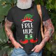 Free Hug Christmas Elf Buddy Matching Family Pajama V2T-shirt Gifts for Old Men