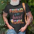 Friend Of The Sweet Girl Ice Cream Cone Popsicle Party Theme Unisex T-Shirt Gifts for Old Men