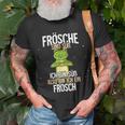 Frösche Sind Süß Frosch T-Shirt Geschenke für alte Männer