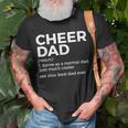 Funny Cheer Dad Definition Best Dad Ever Cheerleading Unisex T-Shirt Gifts for Old Men