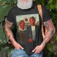 Funny Devil Lover Satan Satanic Halloween Wiccan Devil Unisex T-Shirt Gifts for Old Men