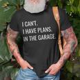 Funny Garage Car Guys Workshop Mechanic Unisex T-Shirt Gifts for Old Men