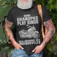 Funny Motorcycle For Grandpa Dad Motorcycle Lovers Riders Unisex T-Shirt Gifts for Old Men