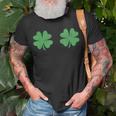 Funny Shamrock Boobs St Patricks Day Unisex T-Shirt Gifts for Old Men
