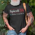 Funny Spicoli 24 Spicoli 2024 Relax I Can Fix It Vintage Unisex T-Shirt Gifts for Old Men