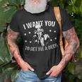 Funny Uncle Sam I Want You To Get Me A Beer Unisex T-Shirt Gifts for Old Men