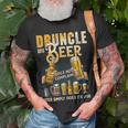 Funny UncleFor Men Druncle Says Beer Does It Job Unisex T-Shirt Gifts for Old Men