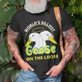 Funny Worlds Silliest Goose On The Loose For Women Unisex T-Shirt Gifts for Old Men