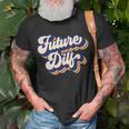 Future Dilf Retro Hot Dad Vintage Mens Future Dilf T-Shirt Gifts for Old Men