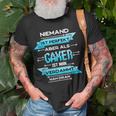 Gaming Gamer Games Zocken Game Konsole Spiele T-Shirt Geschenke für alte Männer