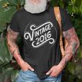Geburtstag Vintage 2016 T-Shirt Geschenke für alte Männer