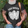 Geologist Dad Rocks Rock Collector Geology T-shirt Gifts for Old Men