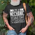 Gift For Mechanic Im A Mechanic Funny Unisex T-Shirt Gifts for Old Men