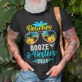 Girls Trip 2023 Bahamas Hawaii Beaches Booze And Besties Unisex T-Shirt Gifts for Old Men