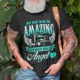 God Made My Dad An Angel Truck Driver Father Memorial T-Shirt Gifts for Old Men