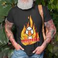 Goosfraba Angry Goose Unisex T-Shirt Gifts for Old Men