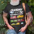 Grandma Of The Birthday Boy Transportation Birthday Train Unisex T-Shirt Gifts for Old Men