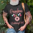 Grandma Of The Birthday Girl Donut Unisex T-Shirt Gifts for Old Men