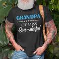 Grandpa Of Miss Onederful 1St Birthday First Onederful Gift For Mens Unisex T-Shirt Gifts for Old Men